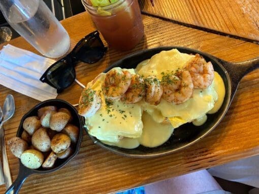 Shrimp Benedict