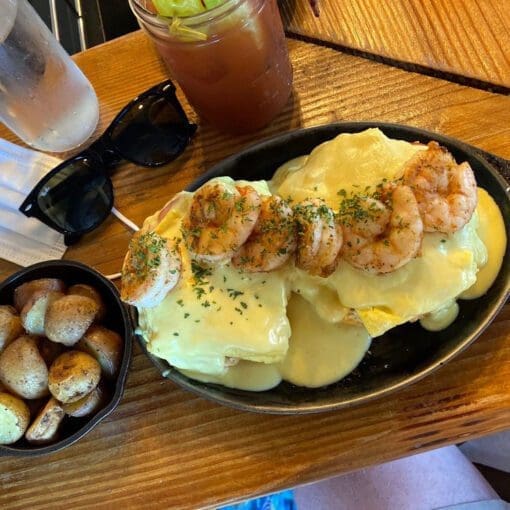 Shrimp Benedict